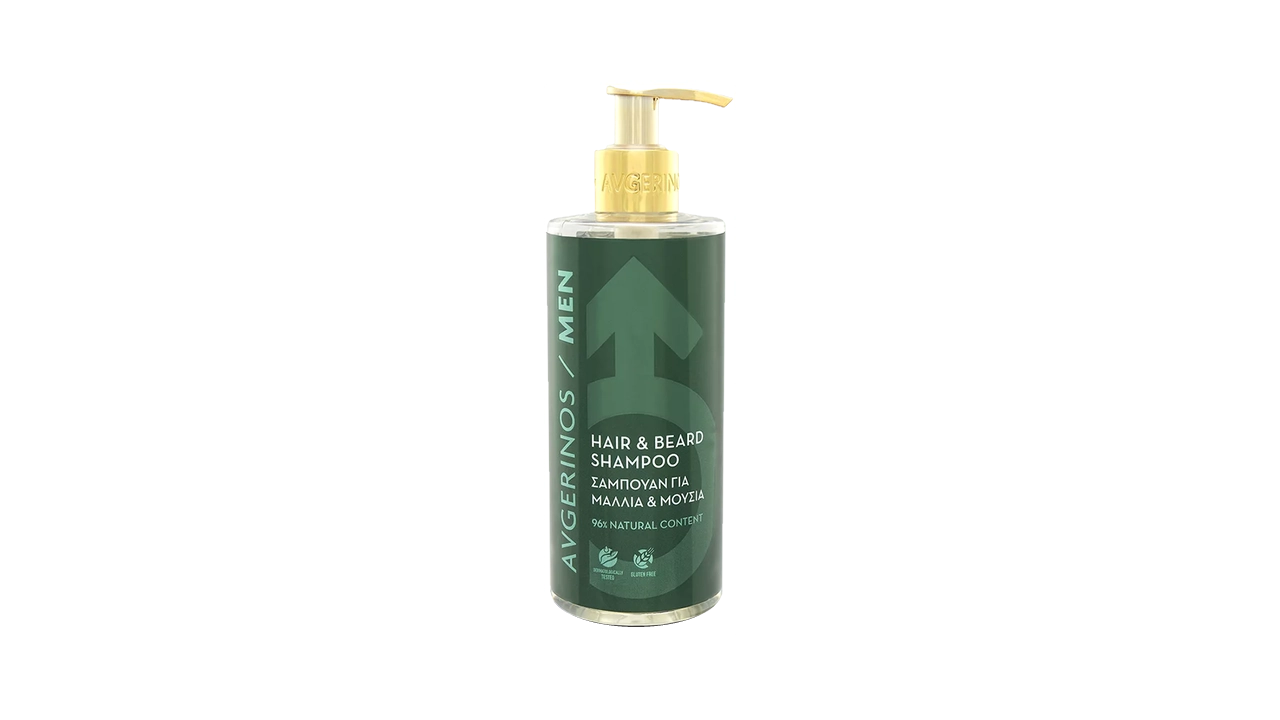 Avgerinos Cosmetics Hair & Beard Shampoo 300 ml